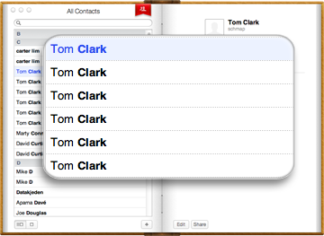 Address Book always gets duplicates of a contact.