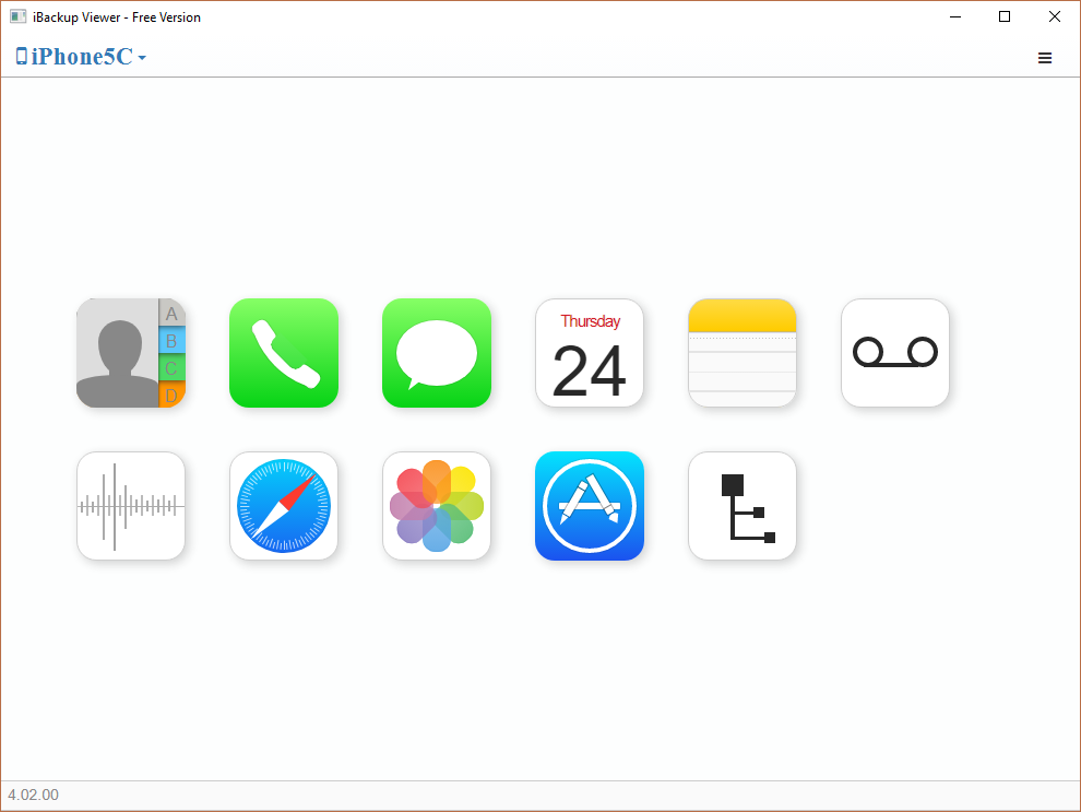backup items