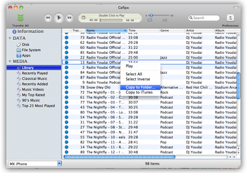 Sync ipod to mac