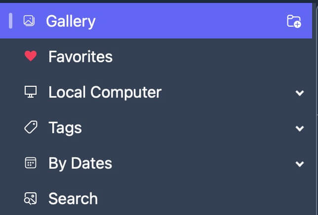 Imglookフォトブラウザーサイドバー