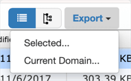 export file